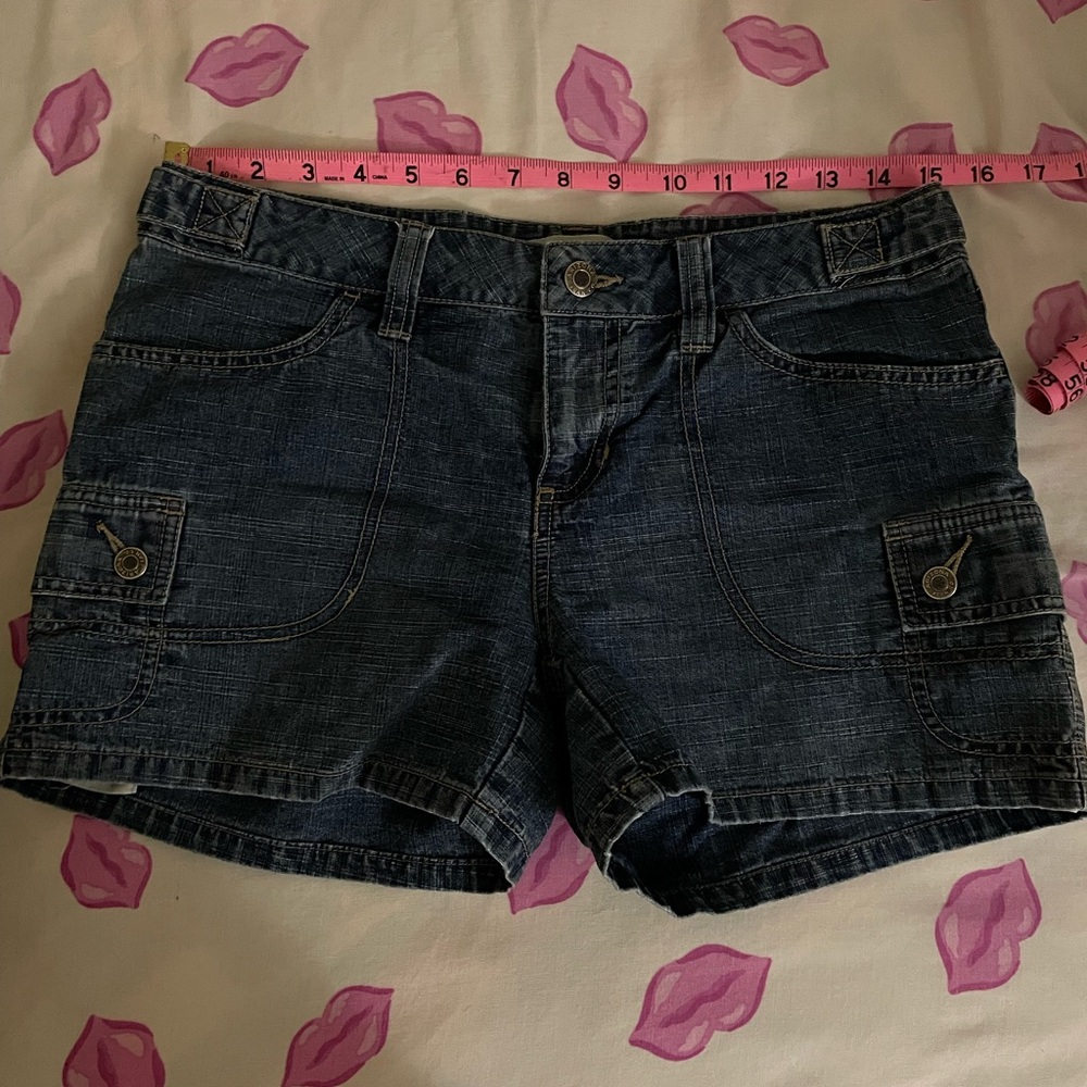 Arizona Jean Company Dark Blue Women's Cargo Shorts